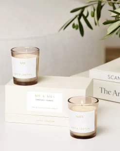 Katie Loxton Mr & Mrs' Duo Votive Set Sale