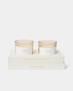 Katie Loxton Mr & Mrs' Duo Votive Set Sale