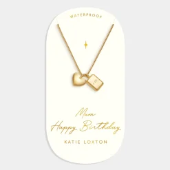 Katie Loxton ' Waterproof Gold Charm Necklace Mum