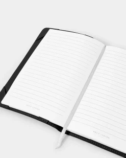 Katie Loxton Notebook Cover and A5 Lined Notepad 'Dream Believe Achieve' Black Discount