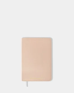 Katie Loxton Notebook Cover And A5 Lined Notepad 'Notes Plans Goals' Nude Pink Sale