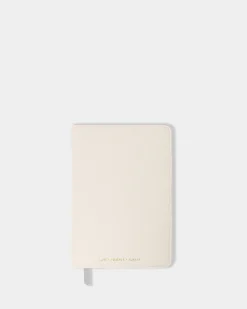Katie Loxton Notebook Cover and A5 Lined Notepad 'Love Forever Always' Off White Hot