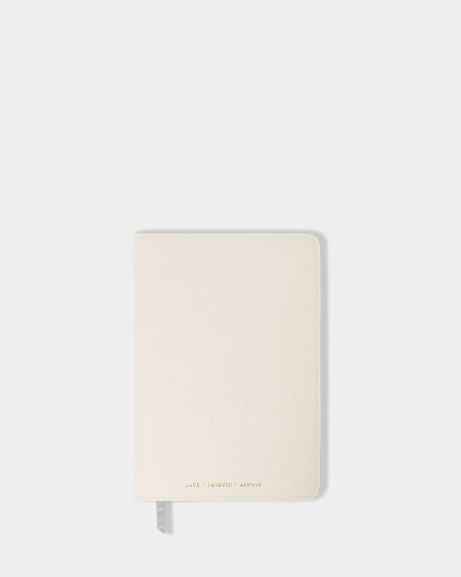 Katie Loxton Notebook Cover and A5 Lined Notepad 'Love Forever Always' Off White Hot
