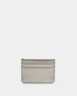 Katie Loxton Nova Patent Crackle Card Holder Pewter New