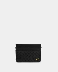 Katie Loxton Nova Woven Texture Card Holder Black Online