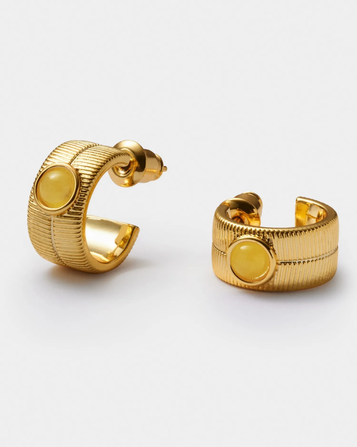 Katie Loxton ' Waterproof Gold Birthstone Hoop Earrings November Best
