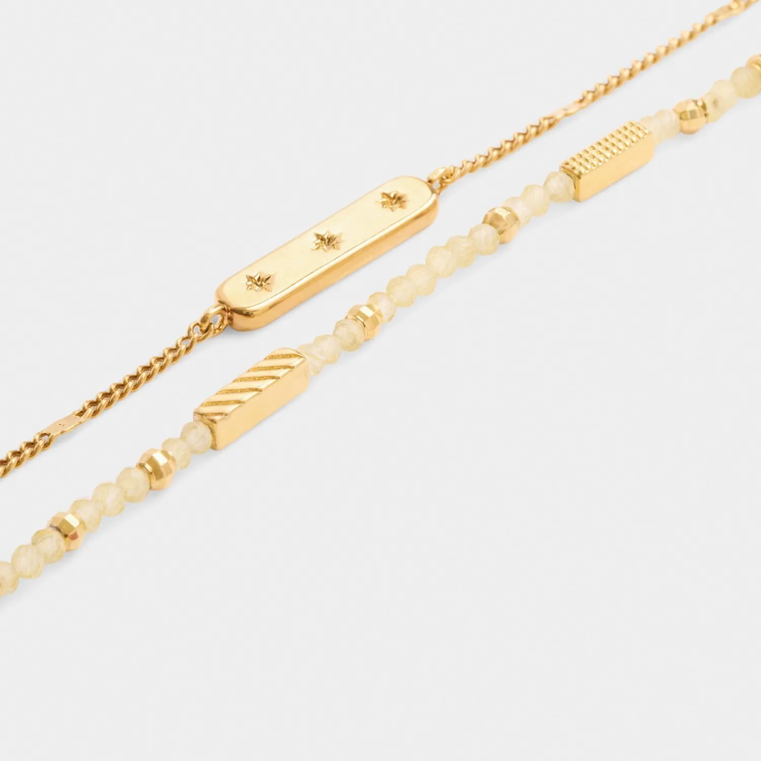 Katie Loxton ' Waterproof Gold Birthstone Bracelet November Discount