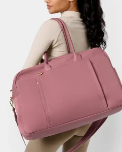 Katie Loxton Nylon-Luxe Everyday Holdall Deep Rose Hot
