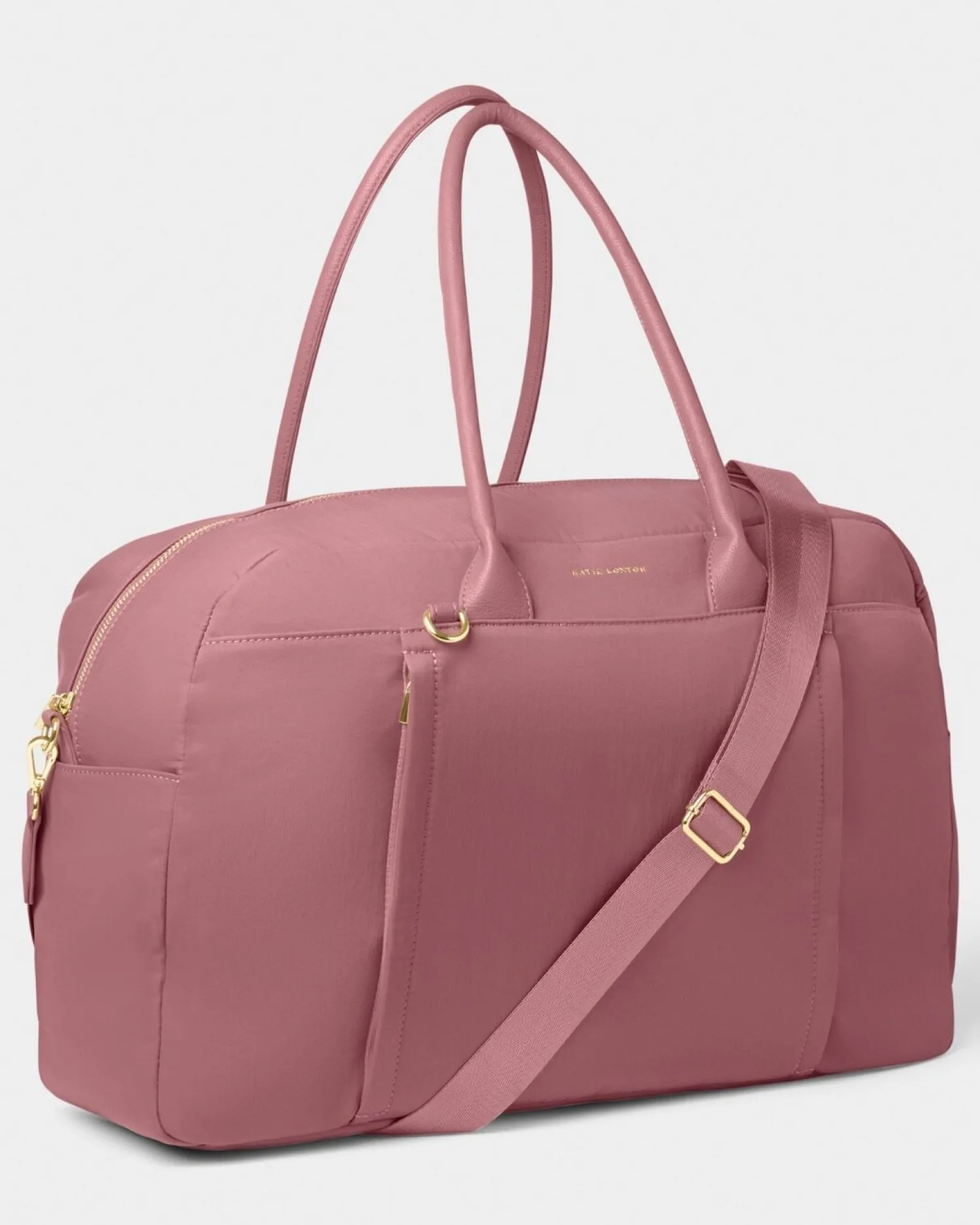 Katie Loxton Nylon-Luxe Everyday Holdall Deep Rose Hot