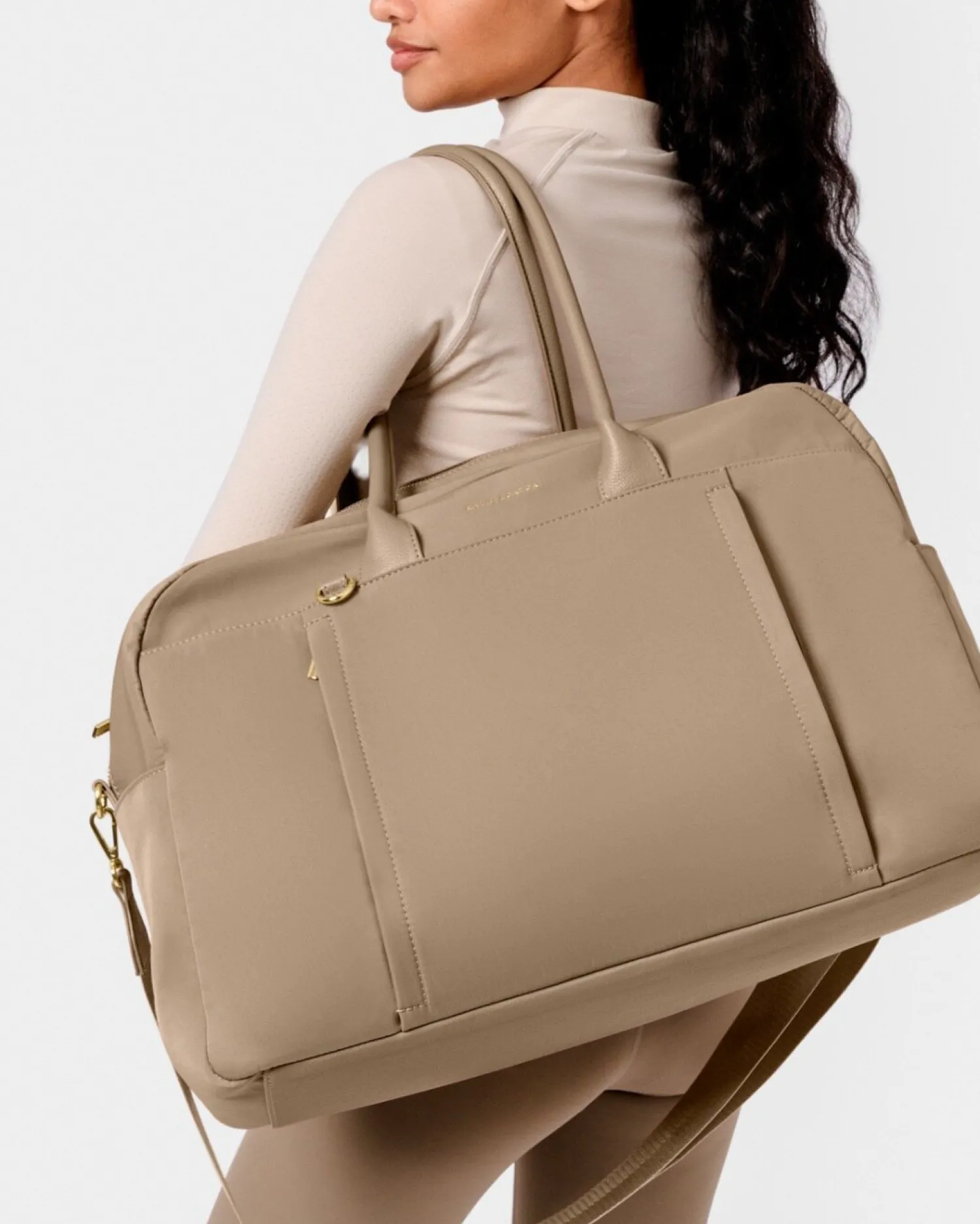Katie Loxton Nylon-Luxe Everyday Holdall Taupe