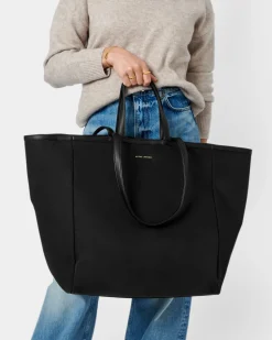 Katie Loxton Nylon-Luxe Oversized Tote Bag Black Best
