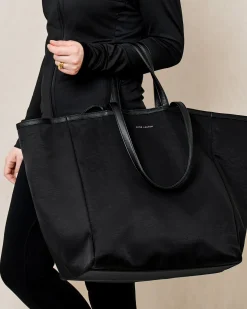 Katie Loxton Nylon-Luxe Oversized Tote Bag Black Best