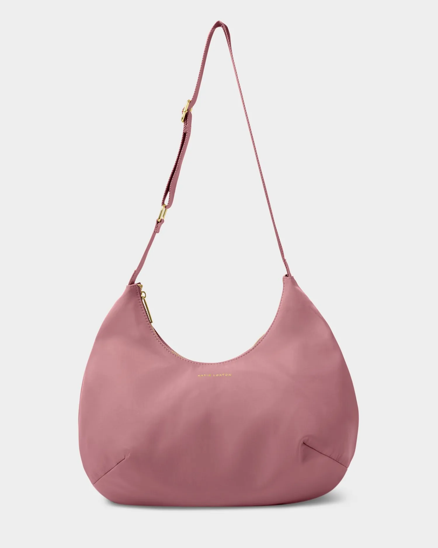 Katie Loxton Nylon-Luxe Sling Shoulder Bag Deep Rose