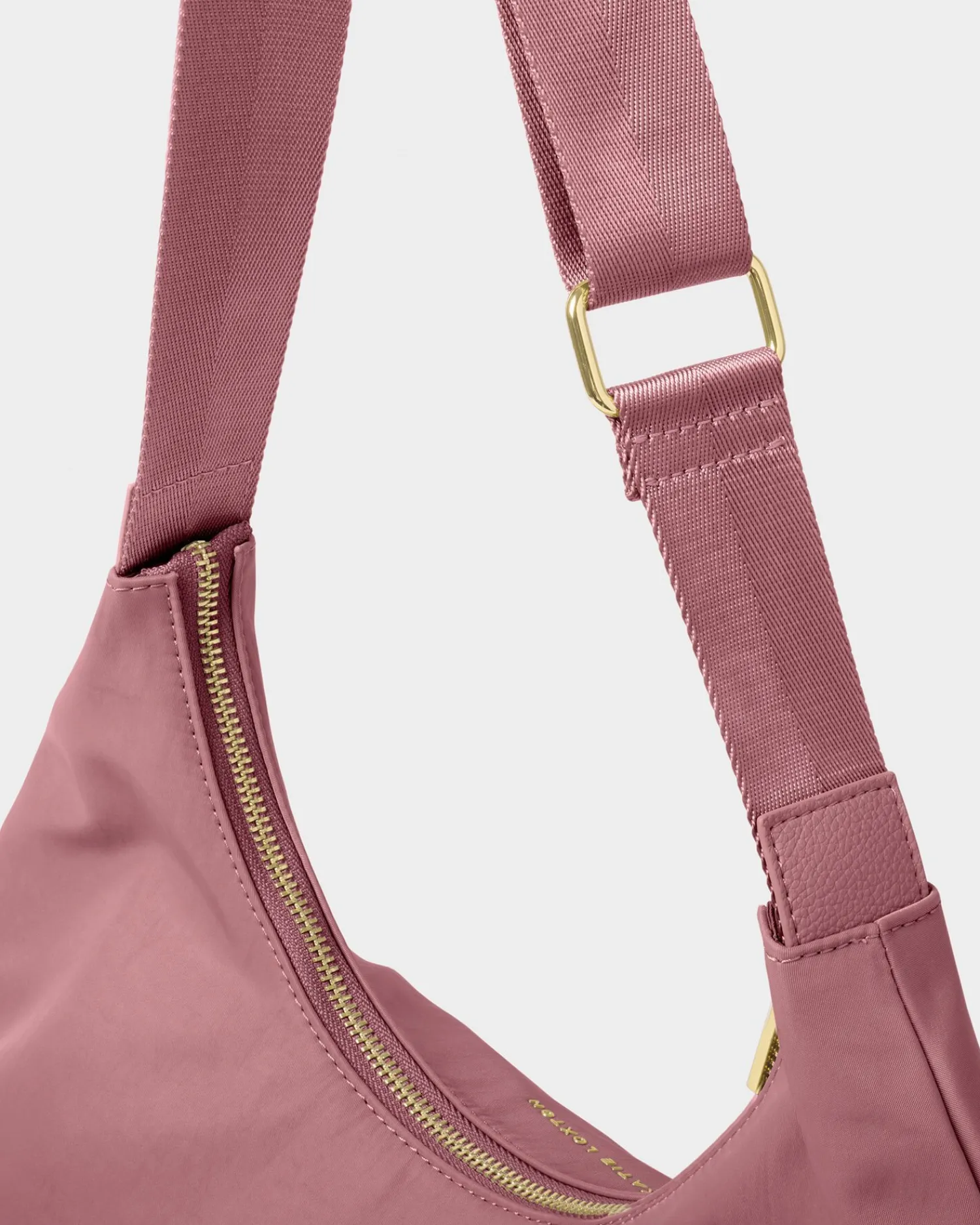 Katie Loxton Nylon-Luxe Sling Shoulder Bag Deep Rose
