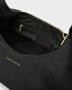 Katie Loxton Nylon-Luxe Sling Shoulder Bag Black Outlet