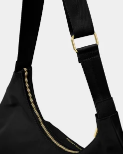 Katie Loxton Nylon-Luxe Sling Shoulder Bag Black Outlet