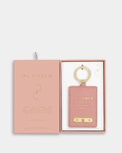 Katie Loxton ' Birthstone Keyring October New