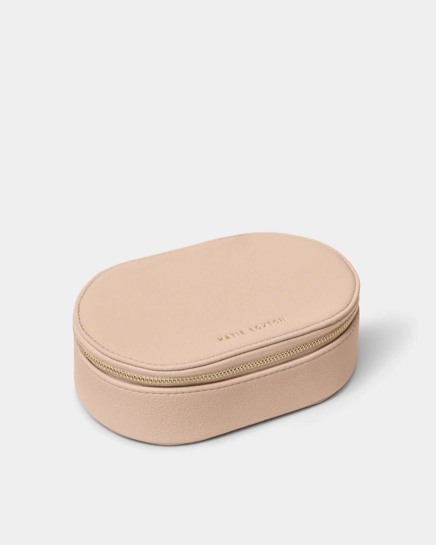 Katie Loxton Oval Jewellery Box Nude Pink Discount