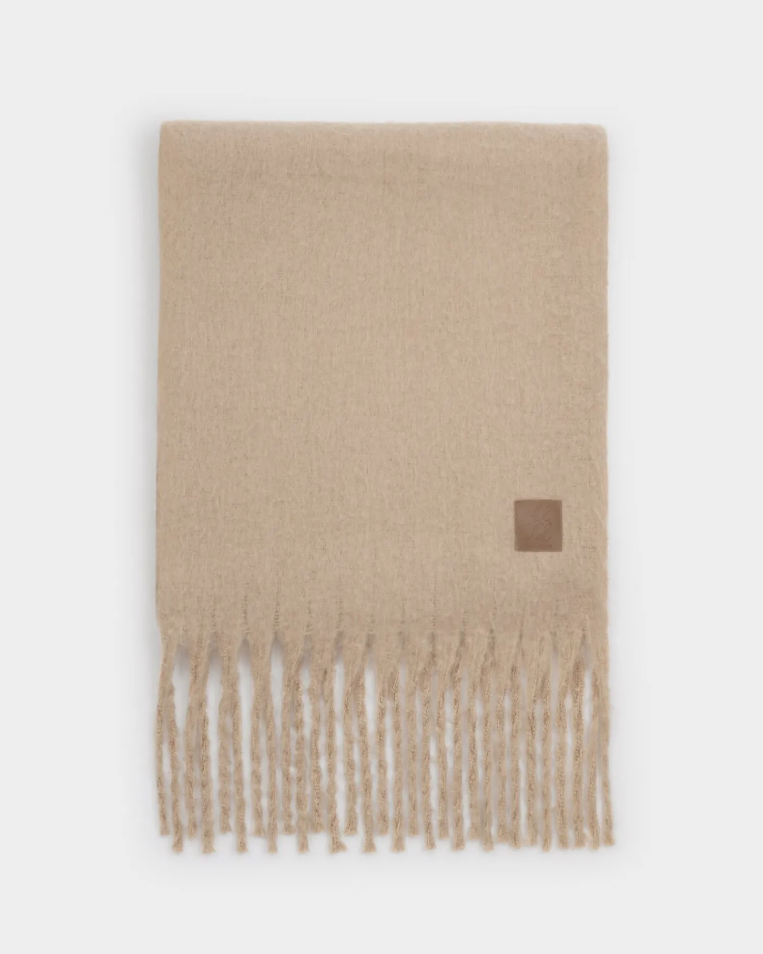 Katie Loxton Oversized Recycled Tassel Scarf Blush Taupe Discount