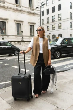 Katie Loxton Oxford Cabin Suitcase Black Best