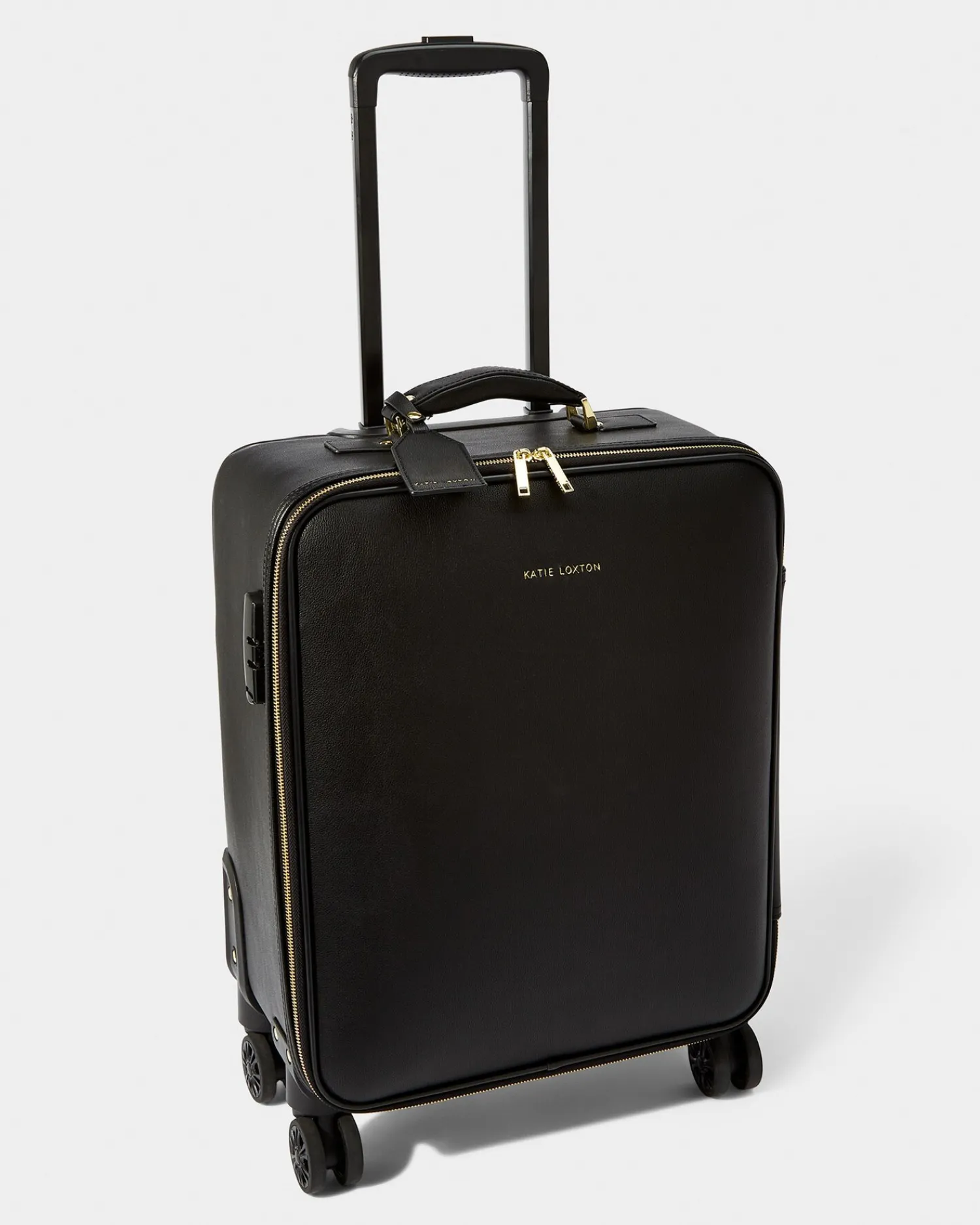 Katie Loxton Oxford Cabin Suitcase Black Best