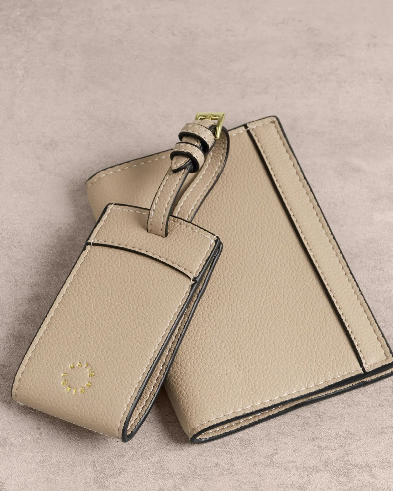 Katie Loxton Passport Cover Light Taupe Best