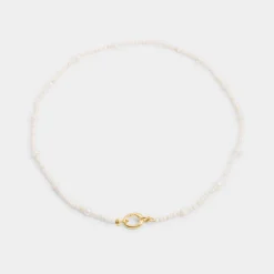 Katie Loxton Pearl Glow Waterproof Gold Choker New