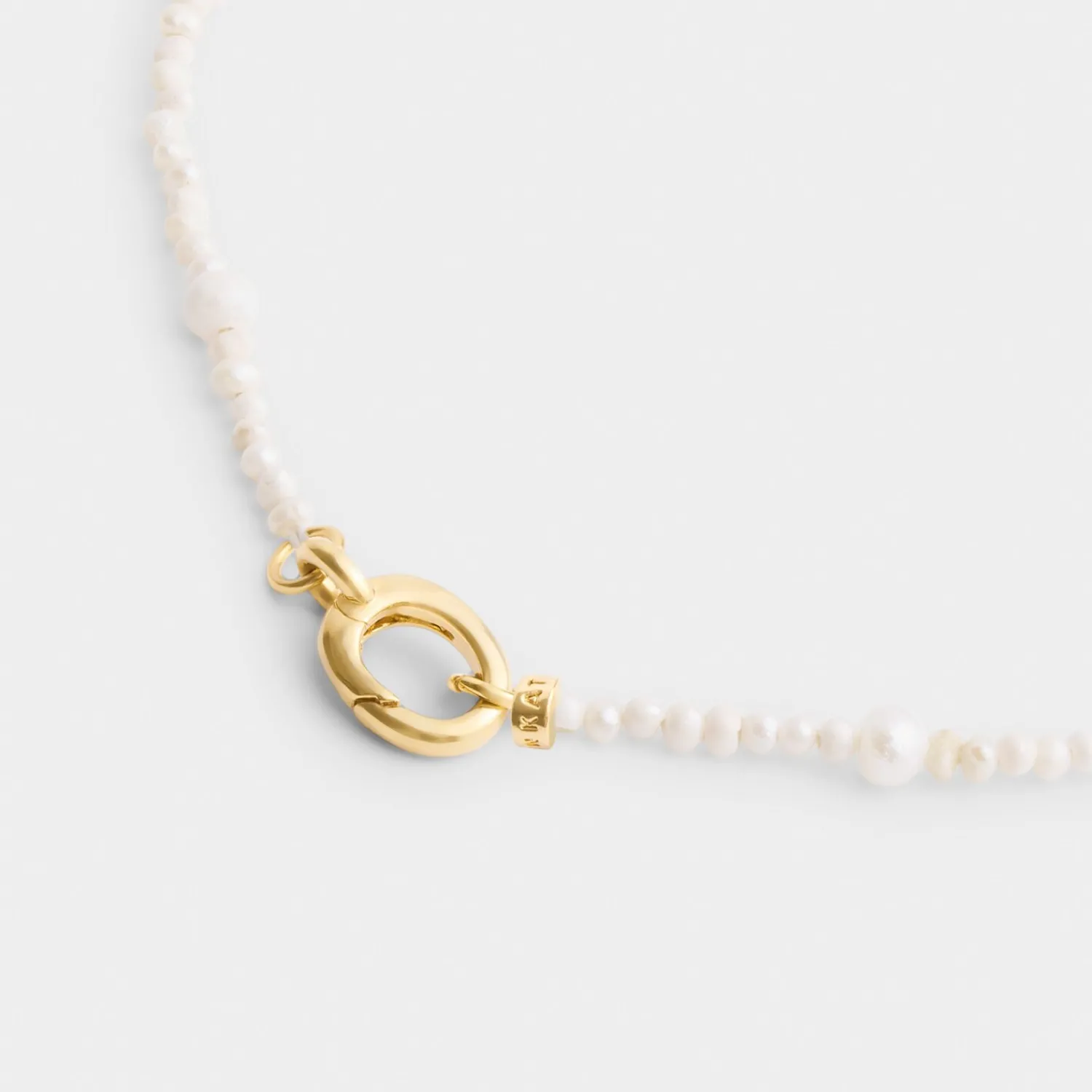 Katie Loxton Pearl Glow Waterproof Gold Choker New