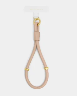 Katie Loxton Phone Wristlet Strap Nude Pink Hot