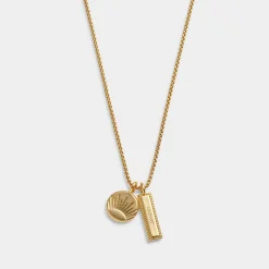 Katie Loxton ' Waterproof Gold Charm Necklace Positivity Sale