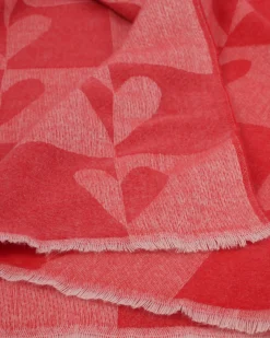 Katie Loxton Printed Blanket Scarf Pink Sale