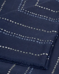 Katie Loxton Printed Foil Scarf Navy New