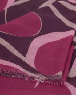 Katie Loxton Printed Scarf Maroon