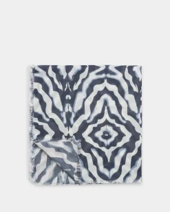 Katie Loxton Printed Scarf Navy