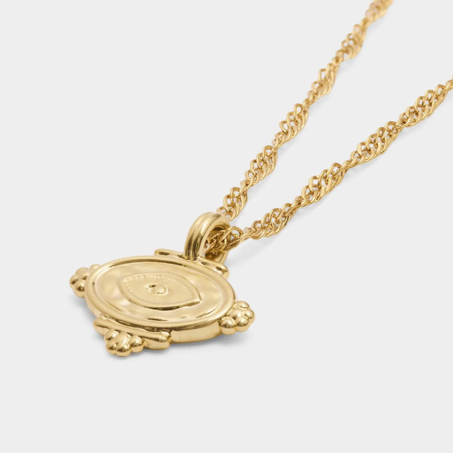 Katie Loxton Protection' Waterproof Gold Charm Necklace Clearance