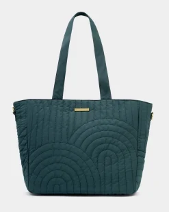 Katie Loxton Quilted Tote Bag Dusty Navy