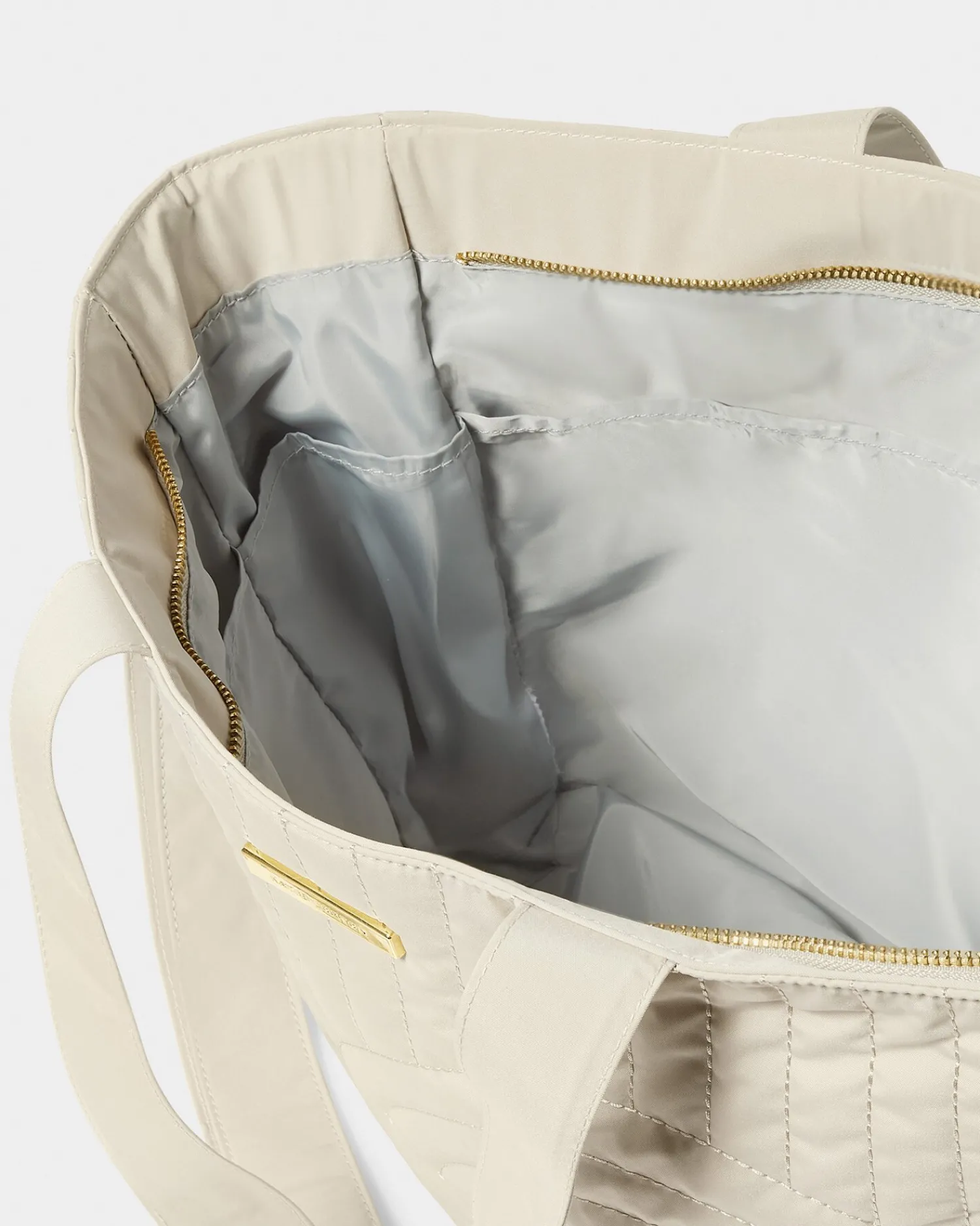 Katie Loxton Quilted Tote Bag Light Sand Hot