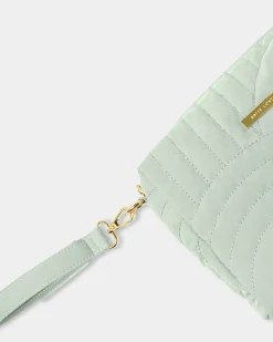 Katie Loxton Quilted Wristlet Organiser Light Sage