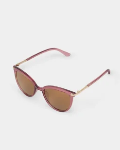 Katie Loxton Ravello Round Sunglasses Cherry Discount