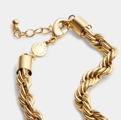 Katie Loxton Reine Waterproof Gold Rope Bracelet Hot