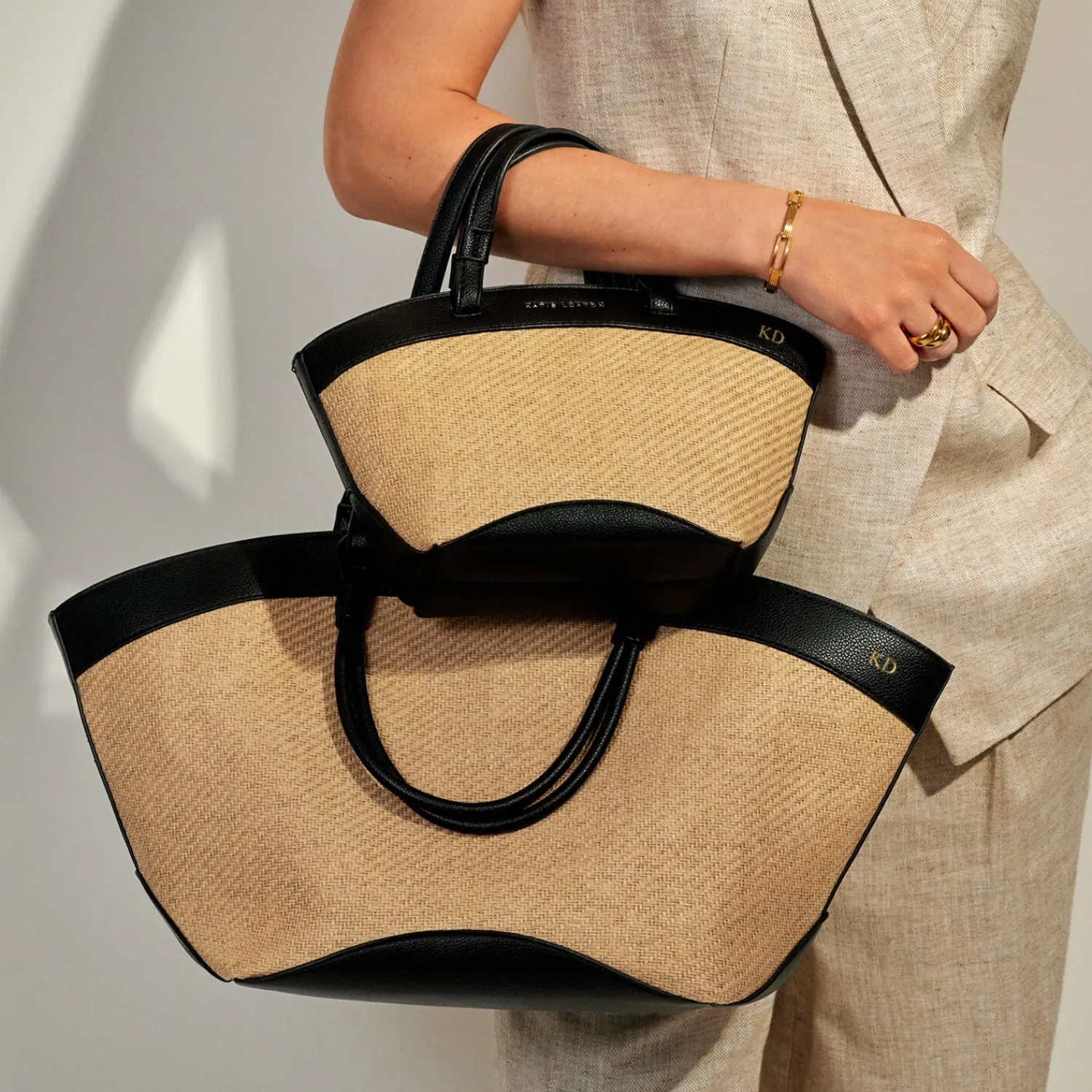 Katie Loxton Riviera Raffia Mini Tote Bag Best