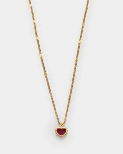 Katie Loxton Rouge Waterproof Gold Heart Necklace Best