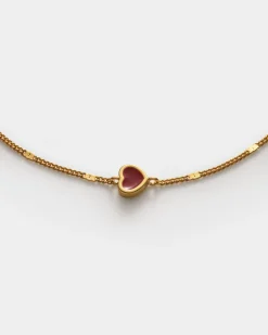 Katie Loxton Rouge Waterproof Gold Heart Bracelet Online