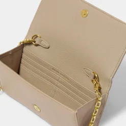 Katie Loxton Rubi Chain Crossbody Purse Light Taupe