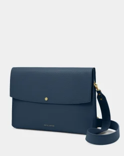 Katie Loxton Secret Message Laptop Bag Navy Online