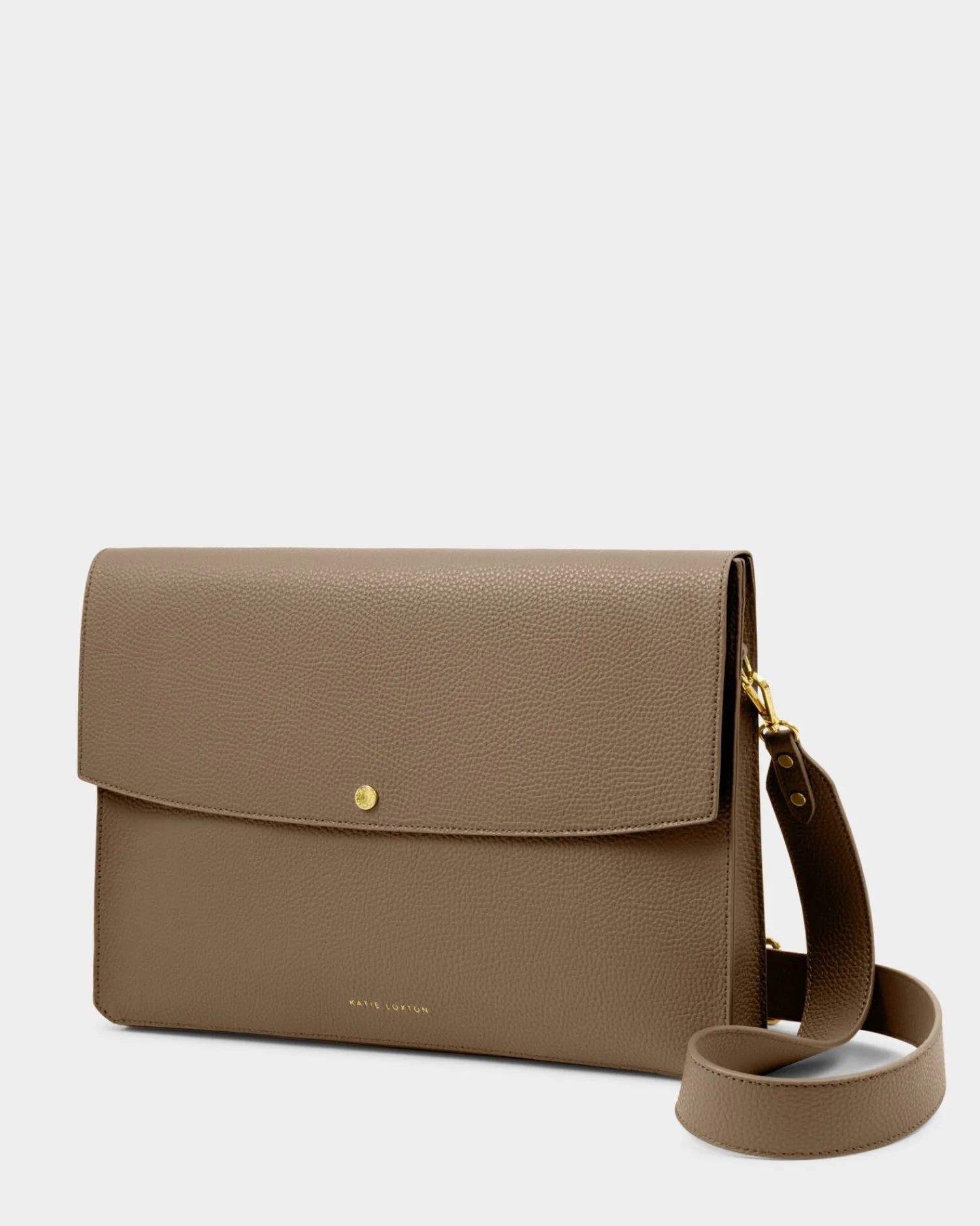 Katie Loxton Secret Message Laptop Bag Mink Discount
