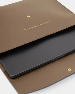 Katie Loxton Secret Message Laptop Bag Mink Discount