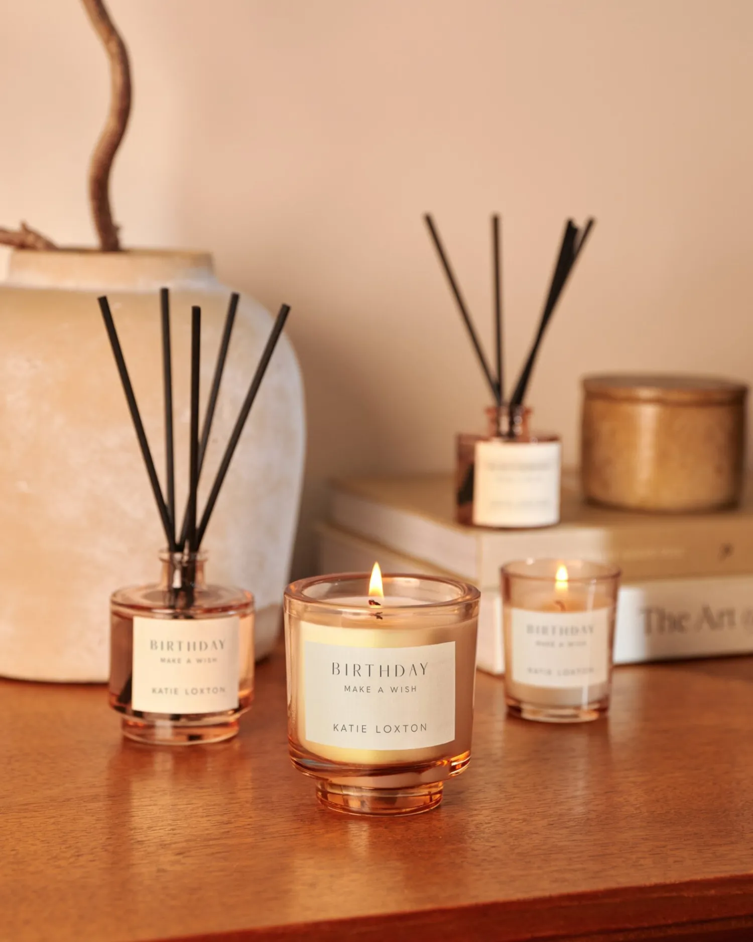 Katie Loxton Sentiment Candle '' Birthday