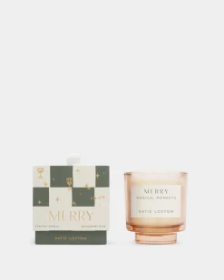 Katie Loxton Sentiment Candle '' Merry Sale