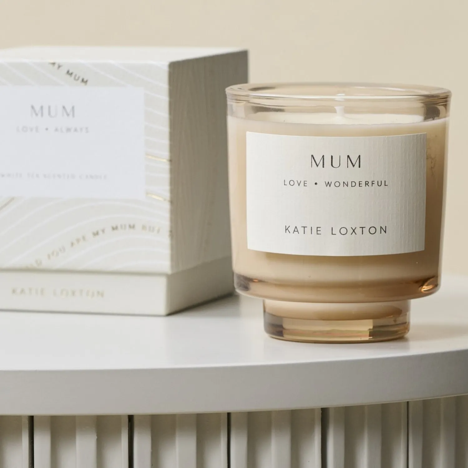 Katie Loxton Sentiment Candle '' Mum Best